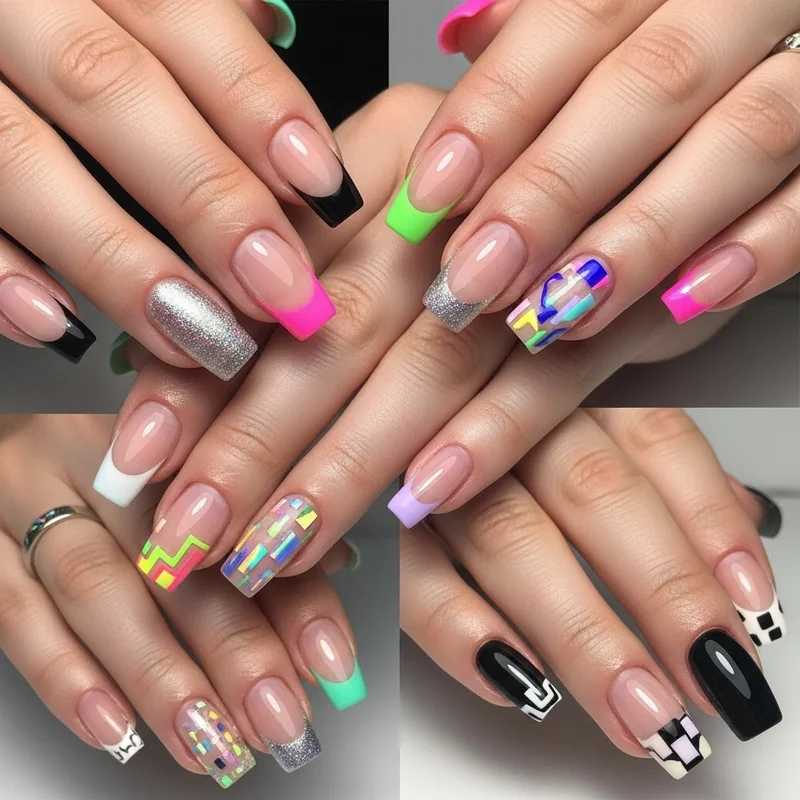 Manicure hybrydowy french – nowoczesne warianty i jak je zrobić w domu - Kolor, kształt i fantazja – najciekawsze nowoczesne odsłony frencha hybrydowego