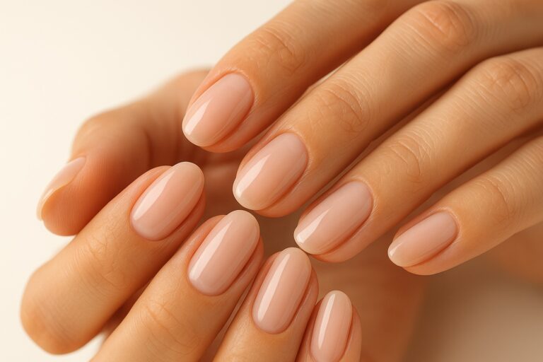 Trwały manicure hybrydowy w odcieniu nude – jak długo się trzyma i od czego zależy