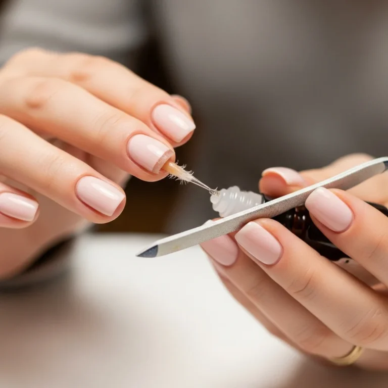 Odrastający paznokieć przy hybrydzie – jak ratować manicure krok po kroku