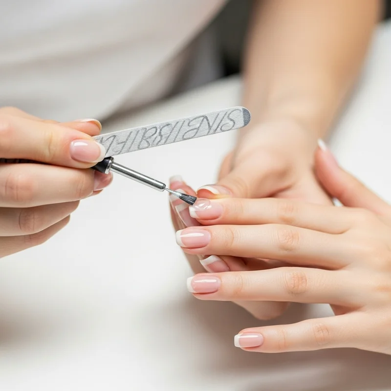 Odrastający paznokieć przy hybrydzie – jak ratować manicure krok po kroku - Ratujemy odrost hybrydy krok po kroku – mój sprawdzony i bezpieczny sposób na uzupełnienie