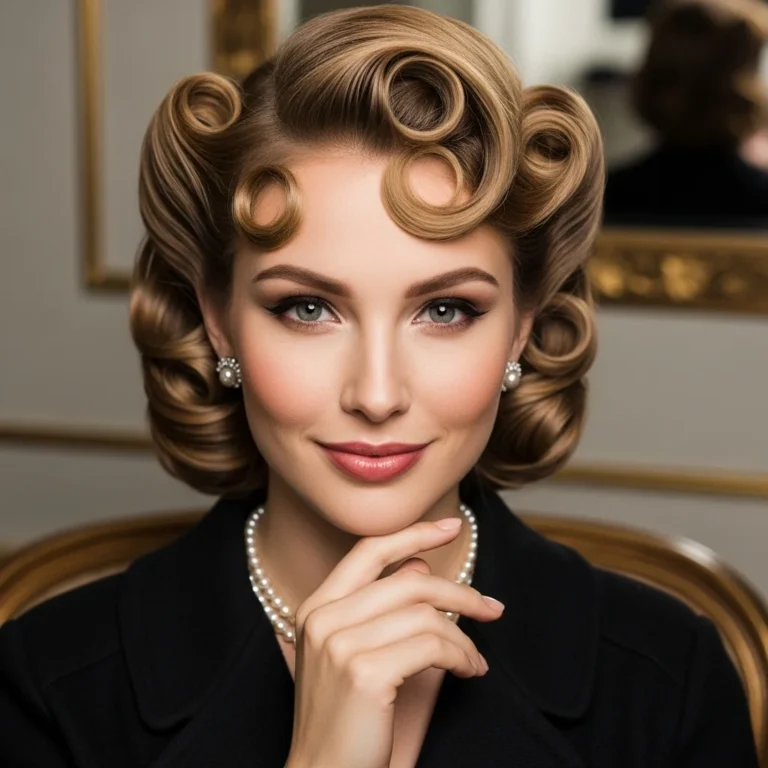Fryzury retro krok po kroku: victory rolls i finger waves