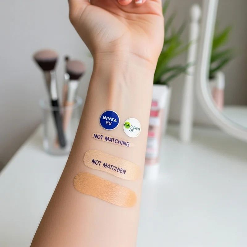Nivea BB czy Garnier BB – rzetelne porównanie odcieni i krycia - Odcienie, które (nie) dopasowują się do skóry – mój osobisty test palety kolorów