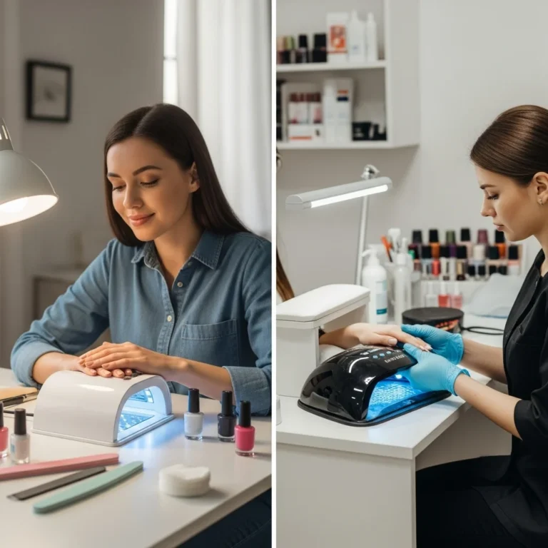 Utwardzanie lakieru do paznokci – UV/LED krok po kroku w domu i w salonie